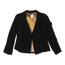  Cavalli Class Embroidered Blazer - Small Navy Cotton Blend