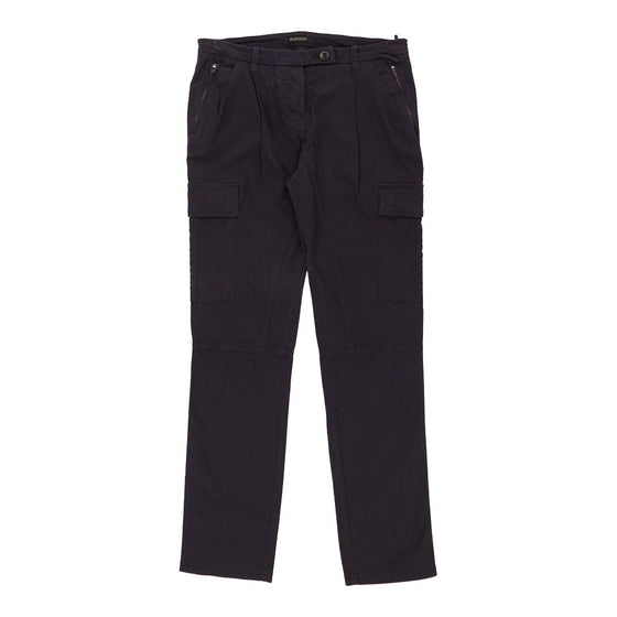 Napapijri Cargo Trousers - 32W UK 10 Navy Cotton