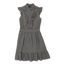  Love Moschino Midi Dress - Small Grey Cotton