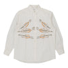 Iceberg Embroidered Shirt - Medium White Cotton