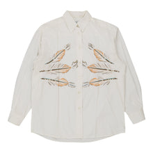  Iceberg Embroidered Shirt - Medium White Cotton