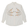 Iceberg Embroidered Shirt - Medium White Cotton