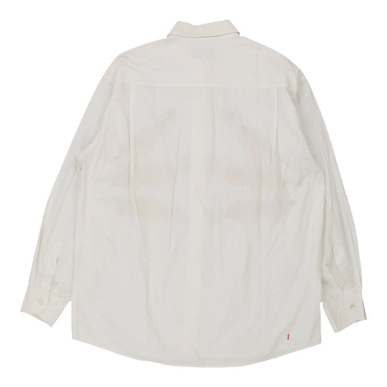 Iceberg Embroidered Shirt - Medium White Cotton