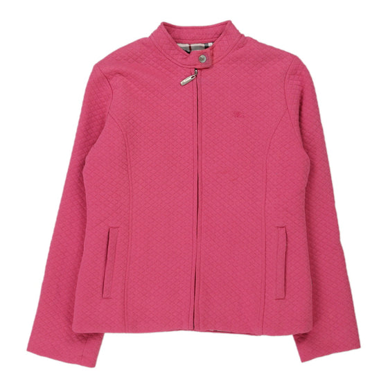 Burberry London Jacket - Large Pink Cotton