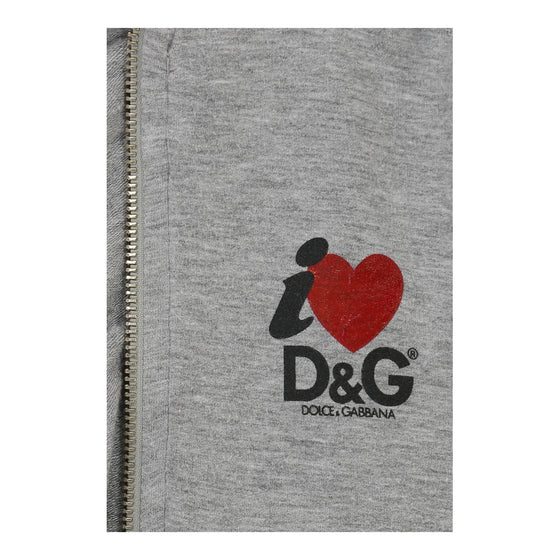 Dolce & Gabbana Hoodie - Medium Grey Cotton