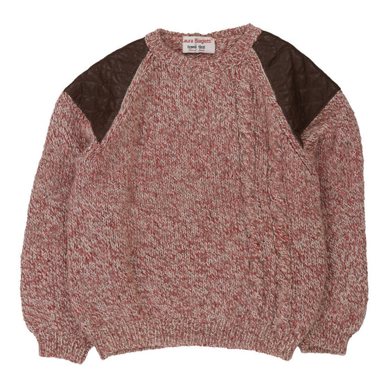 Laura Biagiotti Jumper - Large Red Wool