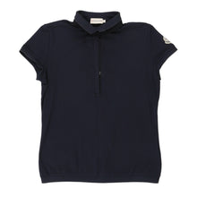  Moncler Polo Shirt - Small Navy Cotton