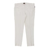 Moncler Trousers - 34W UK 12 White Cotton