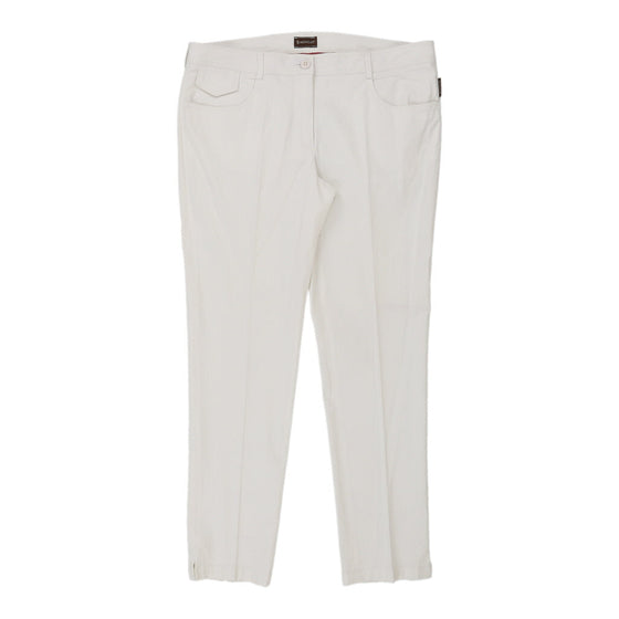 Moncler Trousers - 34W UK 12 White Cotton