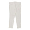 Moncler Trousers - 34W UK 12 White Cotton