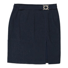  Cavalli Jeans Skirt - 32W UK 12 Navy Cotton