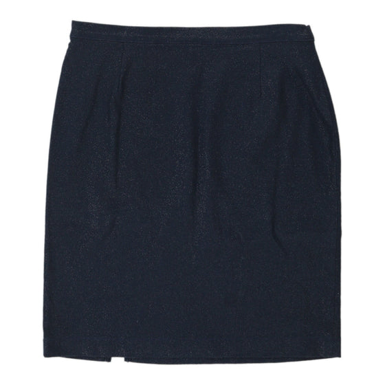 Cavalli Jeans Skirt - 32W UK 12 Navy Cotton