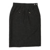 Yves Saint Laurent Skirt - 30W UK 10 Grey Wool Blend