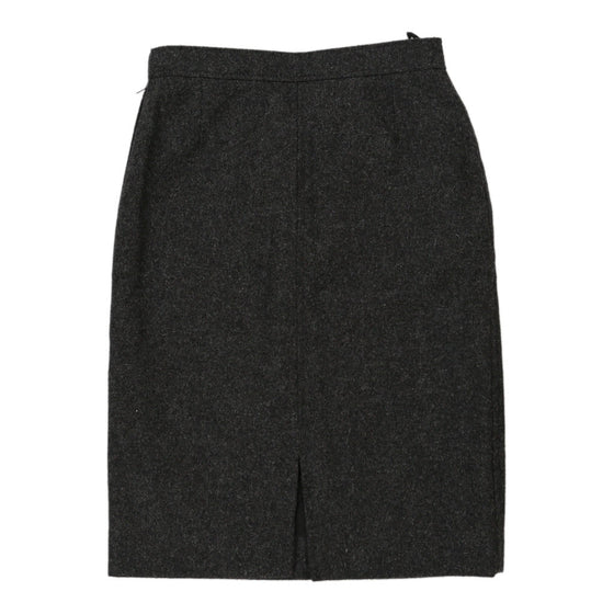 Yves Saint Laurent Skirt - 30W UK 10 Grey Wool Blend