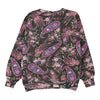 Best Company Floral Sweatshirt - Small Black Cotton