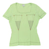 Versus By Versace T-Shirt - Small Green Cotton