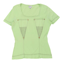  Versus By Versace T-Shirt - Small Green Cotton