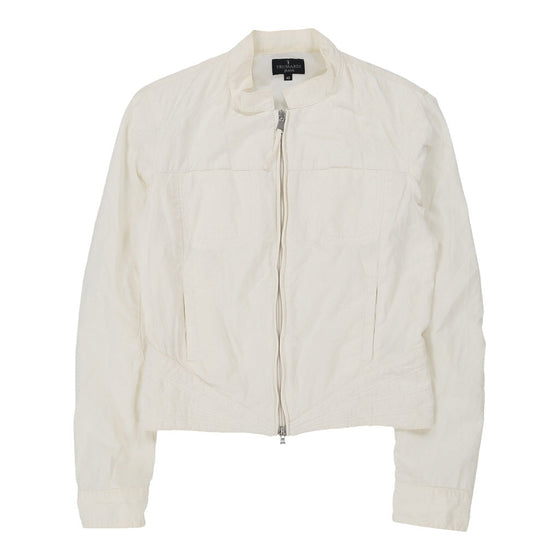 Trussardi Jeans Jacket - Small White Cotton