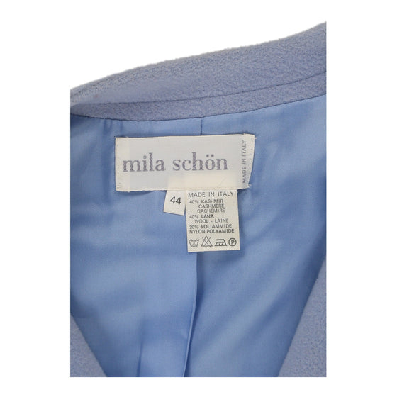 Mila Schon Jacket - Medium Blue Cashmere Blend