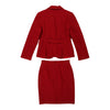 Roccobarocco Full Suit - Small Red Wool