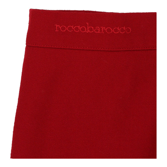 Roccobarocco Full Suit - Small Red Wool