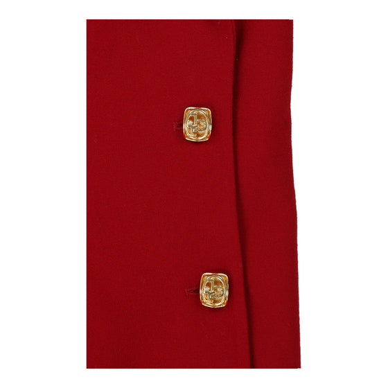 Roccobarocco Full Suit - Small Red Wool