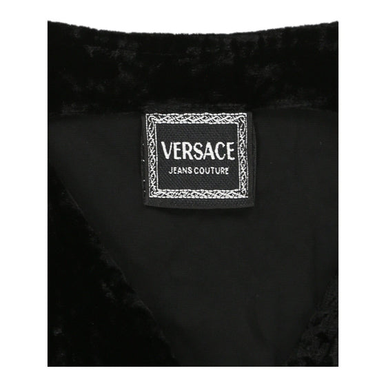 Versace Jeans Couture Top - Small Black Velvet