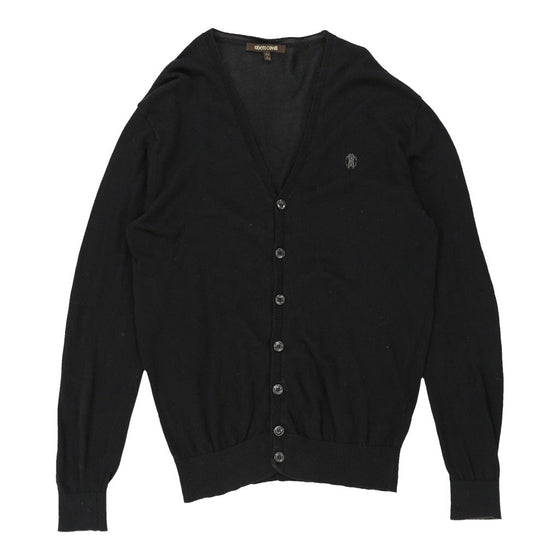 Roberto Cavalli Cardigan - Medium Black Cotton