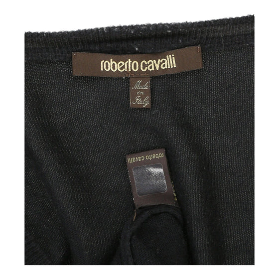 Roberto Cavalli Cardigan - Medium Black Cotton