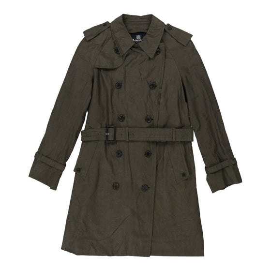 Aquascutum Trench Coat - Medium Grey Cotton