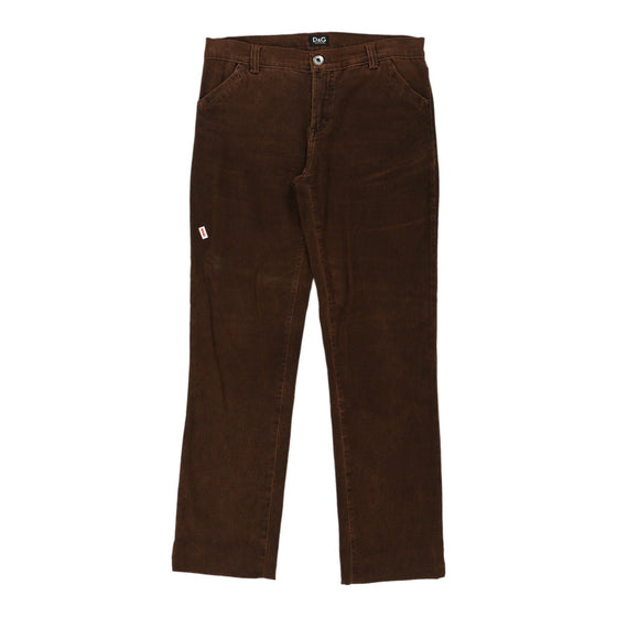 Dolce & Gabbana Jeans - 30W UK 8 Brown Cotton