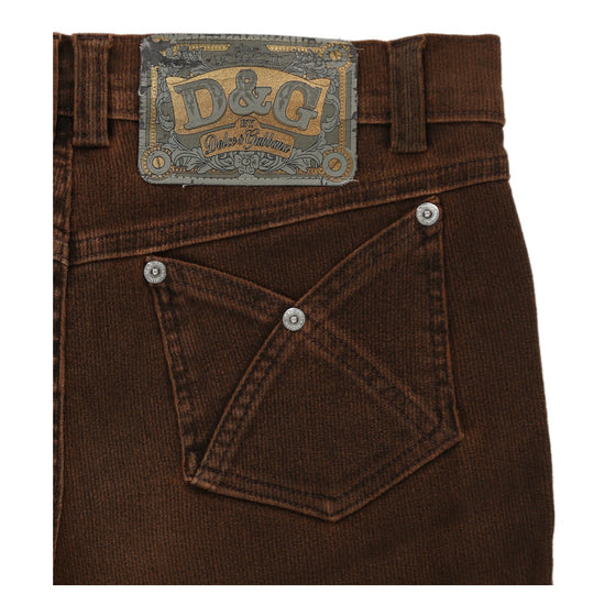 Dolce & Gabbana Jeans - 30W UK 8 Brown Cotton