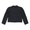 Pierre Cardin Cropped Blazer - Medium Black Cotton