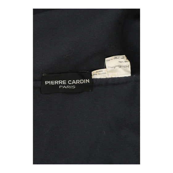 Pierre Cardin Cropped Blazer - Medium Black Cotton