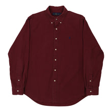  Vintage burgundy Ralph Lauren Shirt - mens x-large