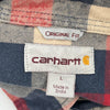 Carhartt Checked Flannel Shirt - Large Multicoloured Cotton