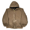 Carhartt Tall Jacket - XL Brown Cotton Blend