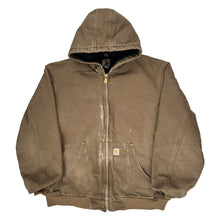  Carhartt Tall Jacket - XL Brown Cotton Blend