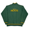 Packers Reebok Graphic Track Jacket - XL Green Cotton Blend