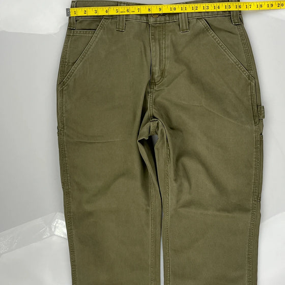 Carhartt Carpenter Trousers - 28″ Waist Green Cotton