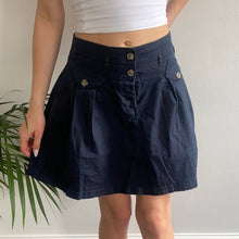  Vintage navy Imperial Skirt - womens 30" waist