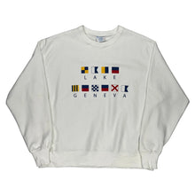  Lake Geneva Champion Sweatshirt - XL White Cotton