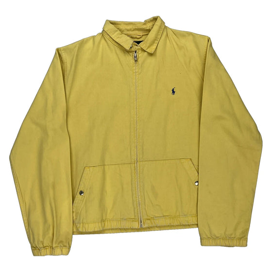 Polo Ralph Lauren Harrington Jacket - Large Yellow Cotton