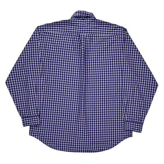 Tommy Hilfiger Checked Shirt - Large Blue Cotton