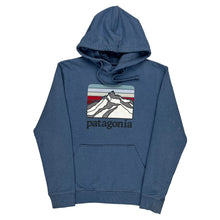  Patagonia Graphic Hoodie - Small Blue Cotton Blend