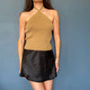 Vintage gold Unbranded Halterneck Top - womens small