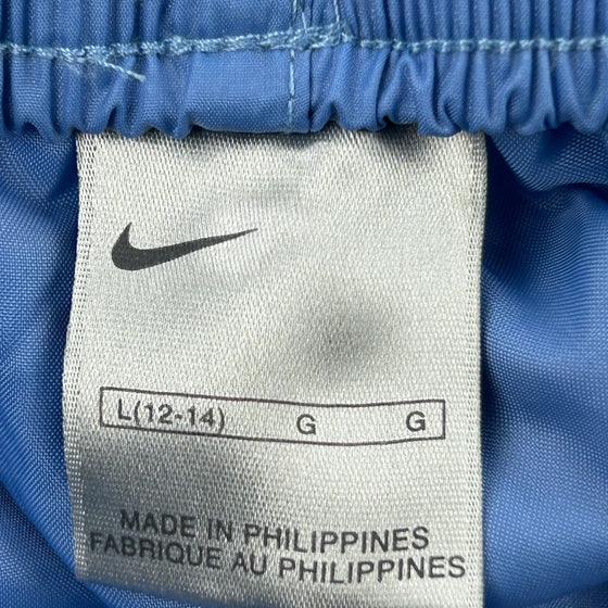 Nike Tracksuit - Large Blue Polyester