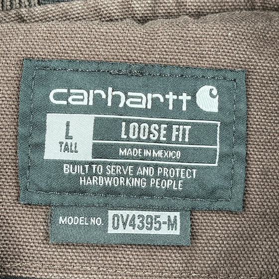 Carhartt Tall Gilet - Large Brown Cotton Blend