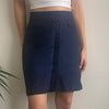 Vintage navy Missoni Sport Mini Skirt - womens 26" waist