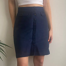  Vintage navy Missoni Sport Mini Skirt - womens 26" waist